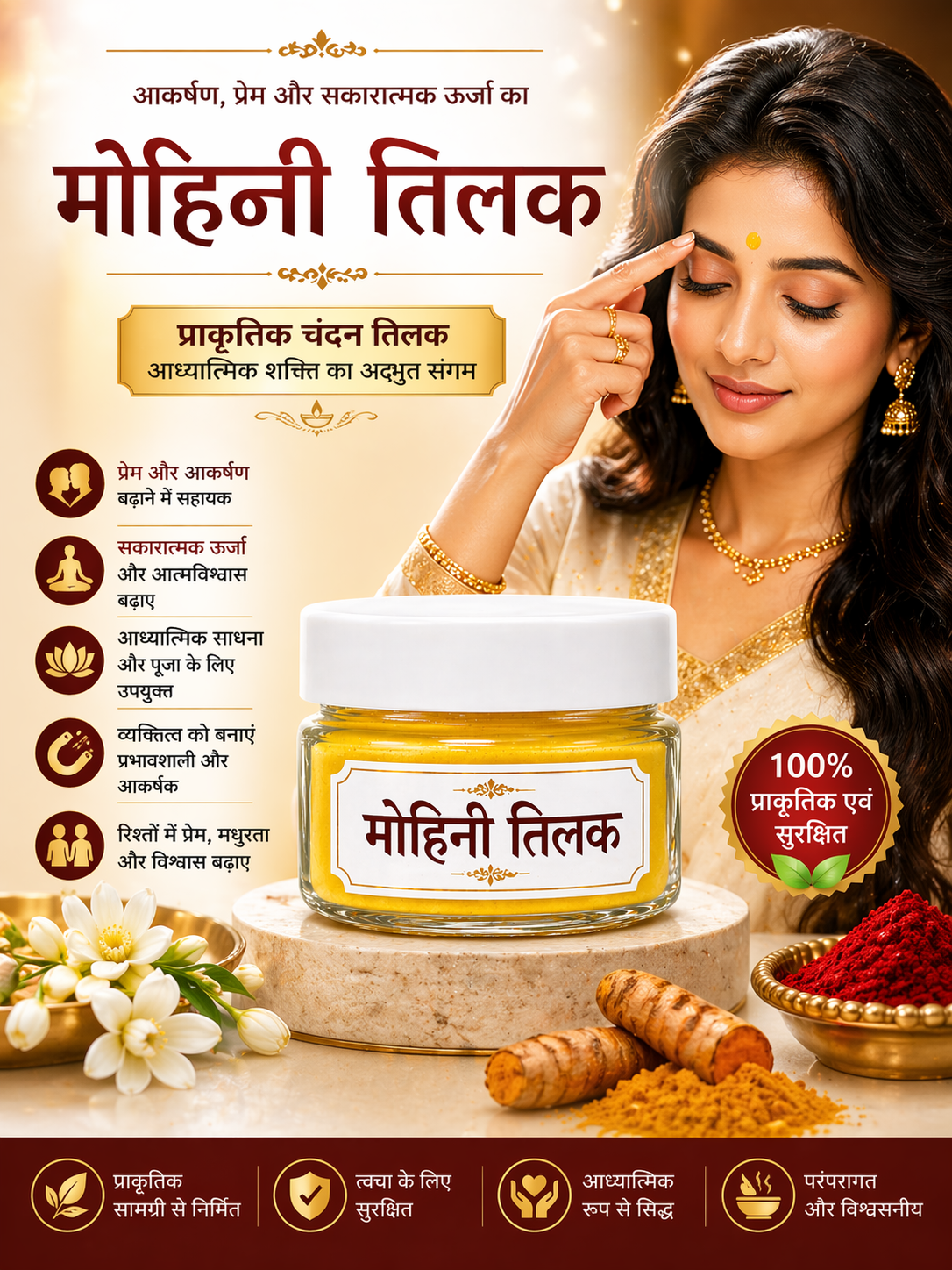 Mohini Tilak | मोहिनी तिलक  attract men, women / manchaha pyar paye